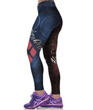 Harley Quinn Workout Leggings