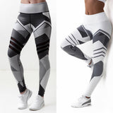 High Waist Patchwork Fitness Leggings