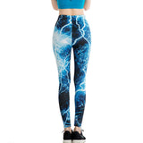 Blue Lightning Leggings