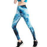 Blue Lightning Leggings