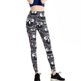 Black Owl Printed Leggings