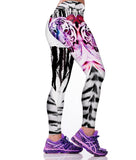 Black and WhiteTiger Print Leggings
