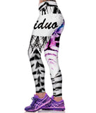 Black and WhiteTiger Print Leggings