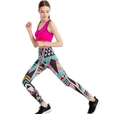 Ethnic Style Geometric Pattern Leggings