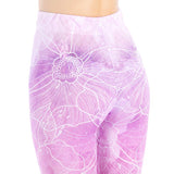 Pink Floral Printed Leggings
