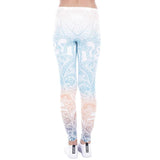 Mandala Mint Printed Leggings