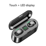 HATOSTEPED Bluetooth Earphones 5.0 TWS Mini Wireless Headset Power Display Earphone with charging box Sports Earbuds Gaming