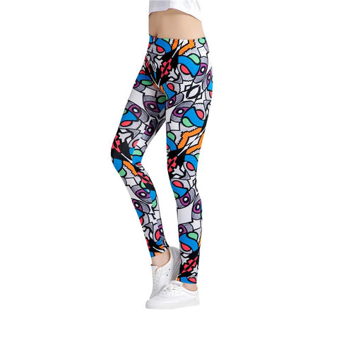 Colorful Geometric Pattern Leggings