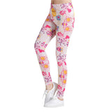 Colorful Floral Pattern Leggings