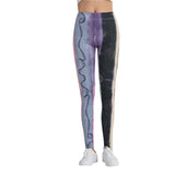 Colorful Abstract Geometric Pattern Leggings