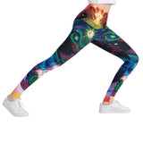 Colorful Abstract Eye Leggings