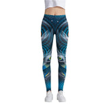 Eye Geometry Pattern Leggings