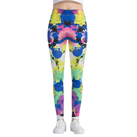 Ink Splash Abstract Leggings