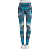 Eye Geometry Pattern Leggings