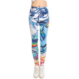 Colorful Eye Artistic Leggings