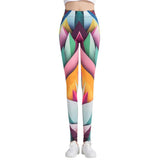 Colorful Geometric Fitness Leggings