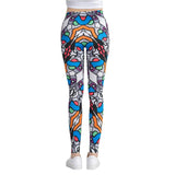 Colorful Geometric Pattern Leggings