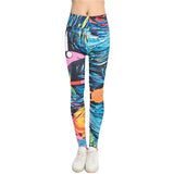 Colorful  Abstract Artistic Leggings