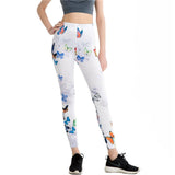 Butterfly Print Fitness Leggings