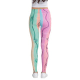 Colorful Abstract Geometric Pattern Leggings