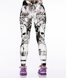 Harajuku Skull Workout Leggings