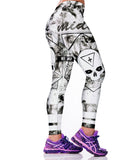 Harajuku Skull Workout Leggings