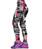 Punk Skull Workout Leggings
