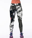 Barbwire Leopard Workout Leggings