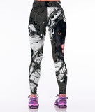 Barbwire Leopard Workout Leggings