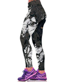 Barbwire Leopard Workout Leggings