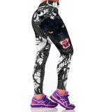 Barbwire Leopard Workout Leggings