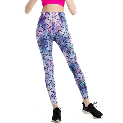 Mermaid  Printed Leggings