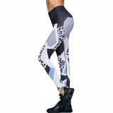 Leopard Striped Fitness Leggings