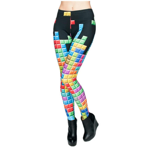 Tetris Printed Leggings