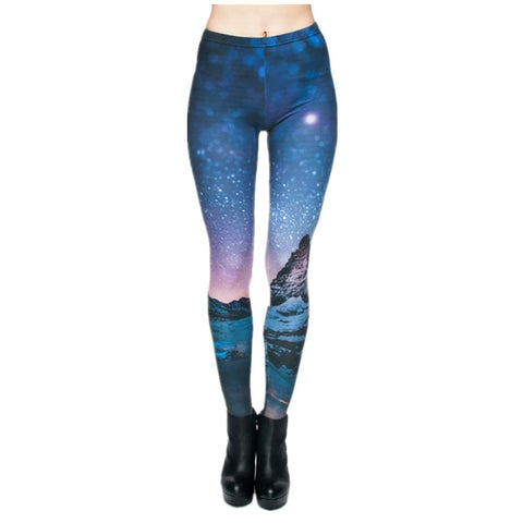 Starry Night Printed Leggings