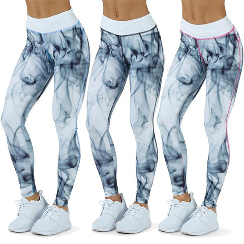 Smoke Pattern Workout Leggings