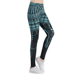 Black Mandala Pattern Leggings