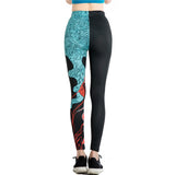 Asymmetric Tattoo Leggings