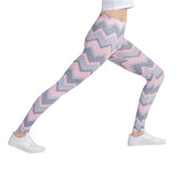 Geometry Striped Pattern Leggings
