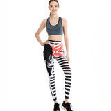 Zebra Striped Leggings