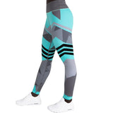 High Waist Patchwork Fitness Leggings