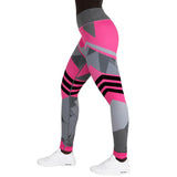 High Waist Patchwork Fitness Leggings