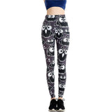 Black Owl Printed Leggings