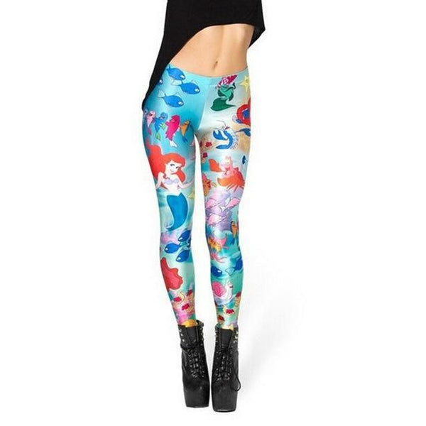 Ariel Little Mermaid leggings