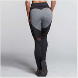 High Elastic Heart Pattern Leggings