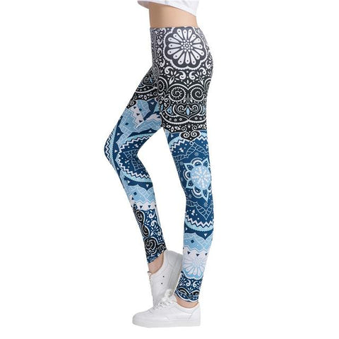 Aztec Mandala Printed Leggings