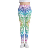 Colorful Mandala Printed Leggings