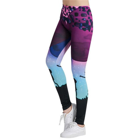 Colorful Artistic Galaxy Leggings