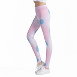 Pink Blue Mandala Leggings