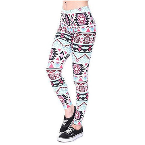 Aztec Printed Fitness Leggings